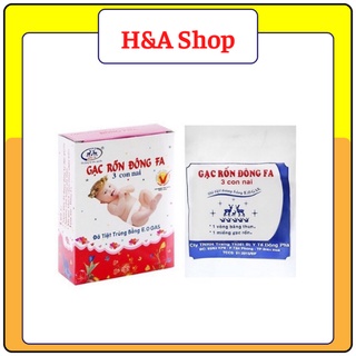 Gạc rốn Đông Fa 3 con nai cho bé sơ sinh (1 hộp 3 cái)