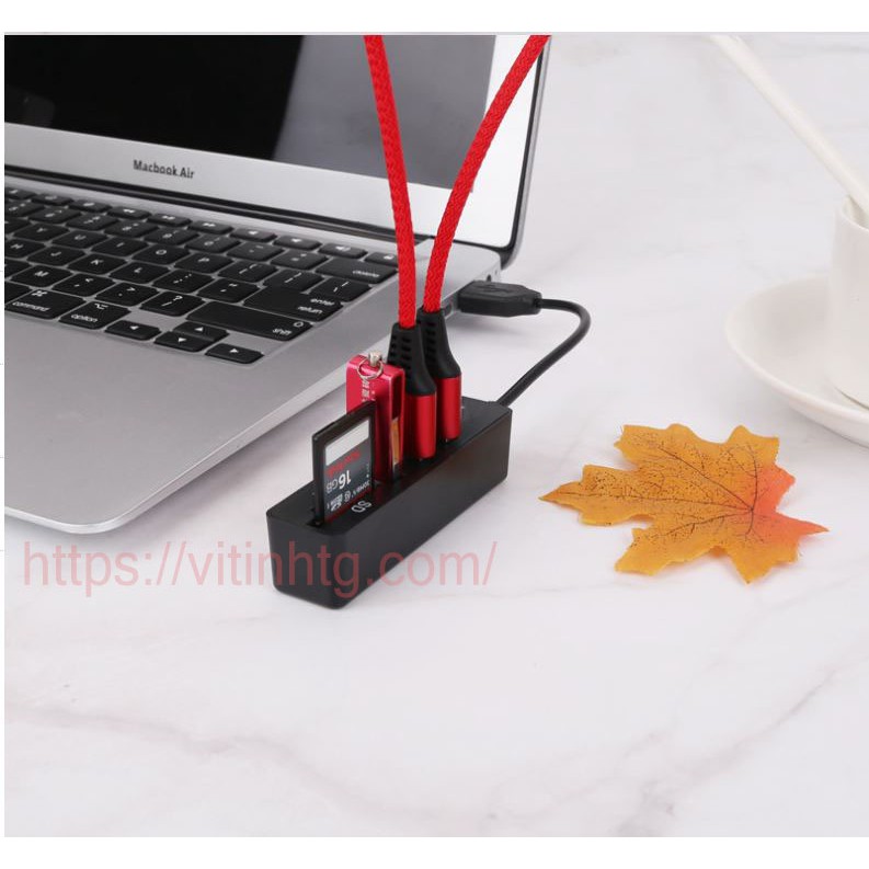 Hub USB - Bộ Chia USB có kèm đọc thẻ nhớ SD TF cực tiện lợi