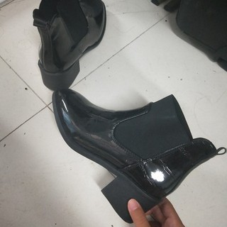 (Order) Ankle Boots da màu đen cực chất - ảnh thật cuối