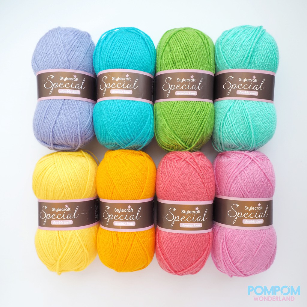 Len sợi Acrylic Stylecraft Special DK (Tông màu tươi)