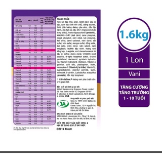 Sữa bột Pediasure 1,6kg