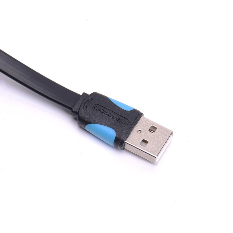 Cáp dẹp sạc và truyền dữ liệu VENTION Micro USB 2.0 dành cho Samsung
