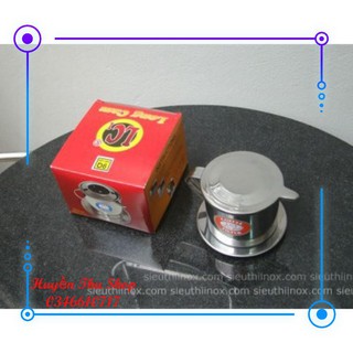 Phin pha cà phê inox 8cm lưới vặn