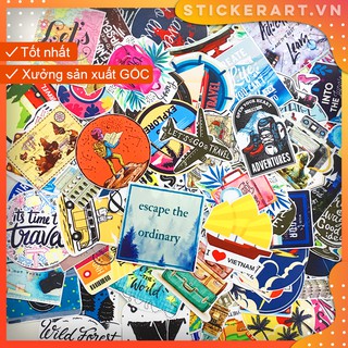 [SET 10 STICKER chủ đề DU LỊCH - VĂN HOÁ]