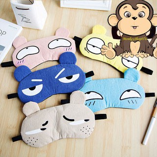 Bịt Mắt Ngủ Hoạt Hình Đôi Mắt Ngộ Nghĩnh Kèm Túi Nước Mát Dưỡng Mắt !