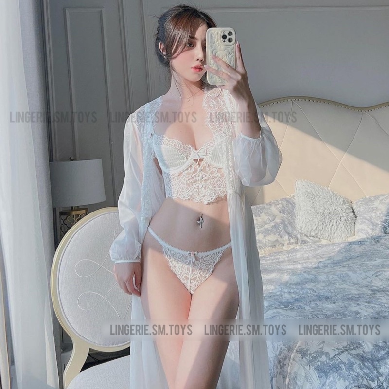 T086B -&lt;Có Bán Lẻ Áo&gt; Toplette Ren Kèm Chip Phong Cách Gợi Cảm Cho Nữ