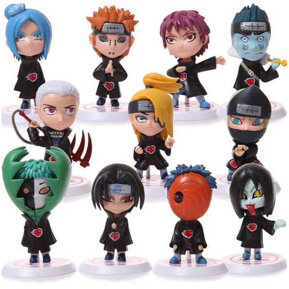 Set 24 Mô Hình Đồ Chơi Nhân Vật Hatake Kakashi Trong Phim Hoạt Hình Naruto Bằng PVC