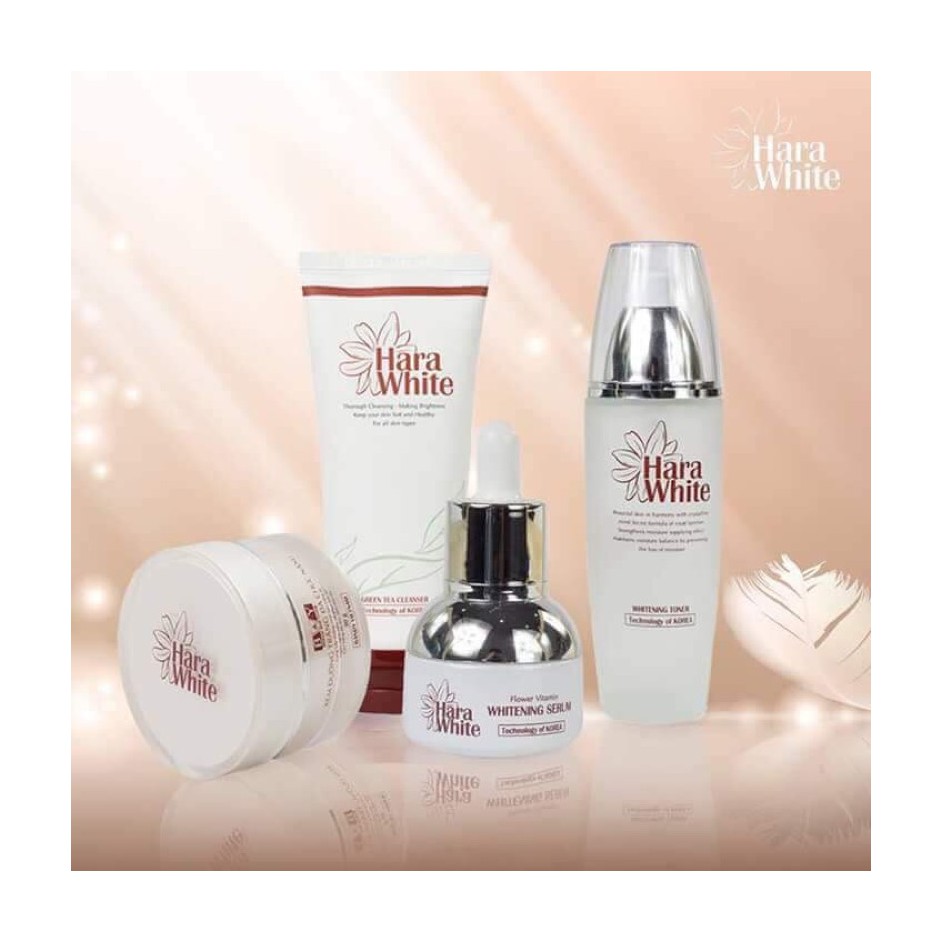 Bộ dưỡng da trắng sáng HARA WHITE - Tặng voucher trị giá 450000đ