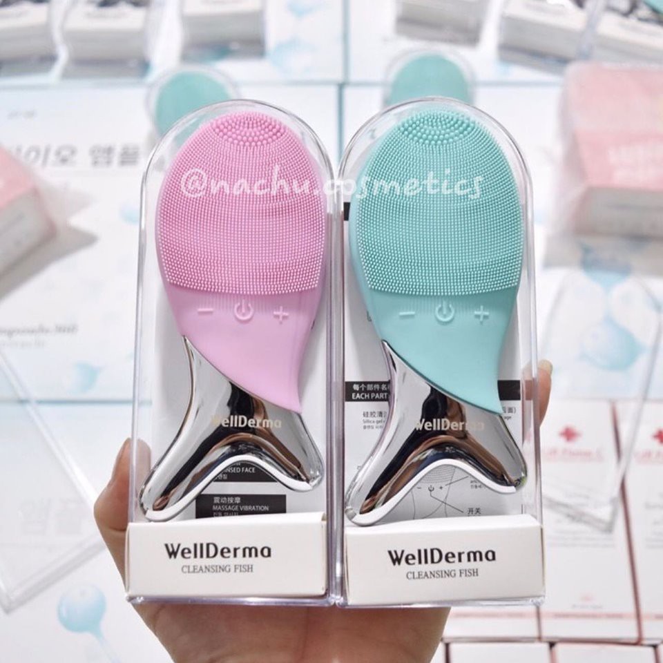 Máy rửa mặt con cá WellDerma