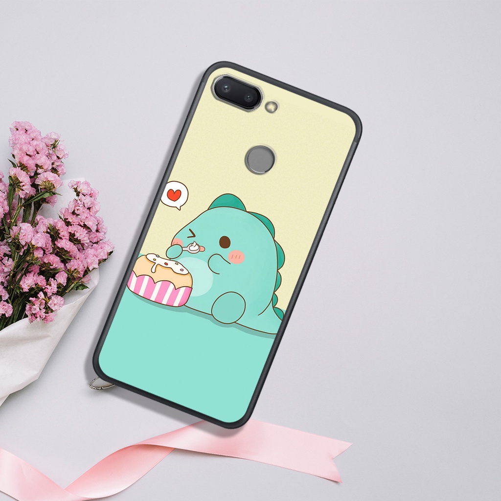 [HOT]ỐP XIAOMI REDMI 4A - 5A - REDMI 6 - 6A - MI 8 LITE  , IN HÌNH KHỦNG LONG CHIBI SIÊU DỄ THƯƠNG.