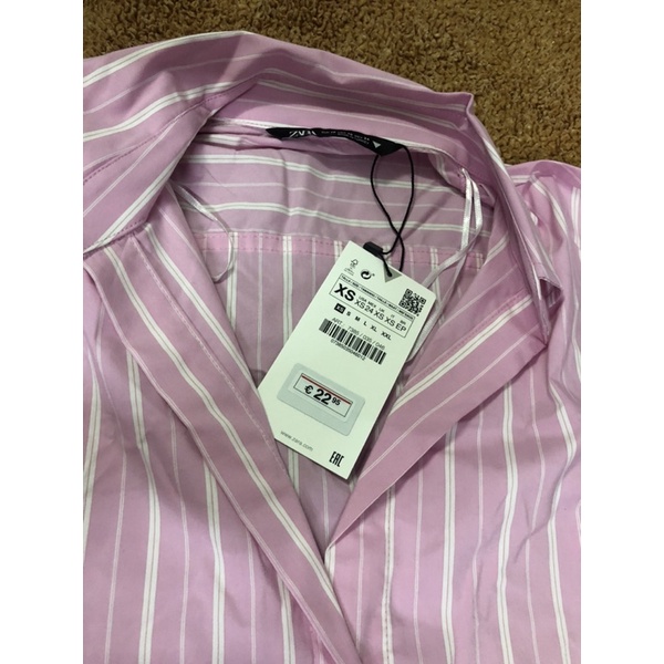 **ZARA** Áo sơ mi size XS newtag