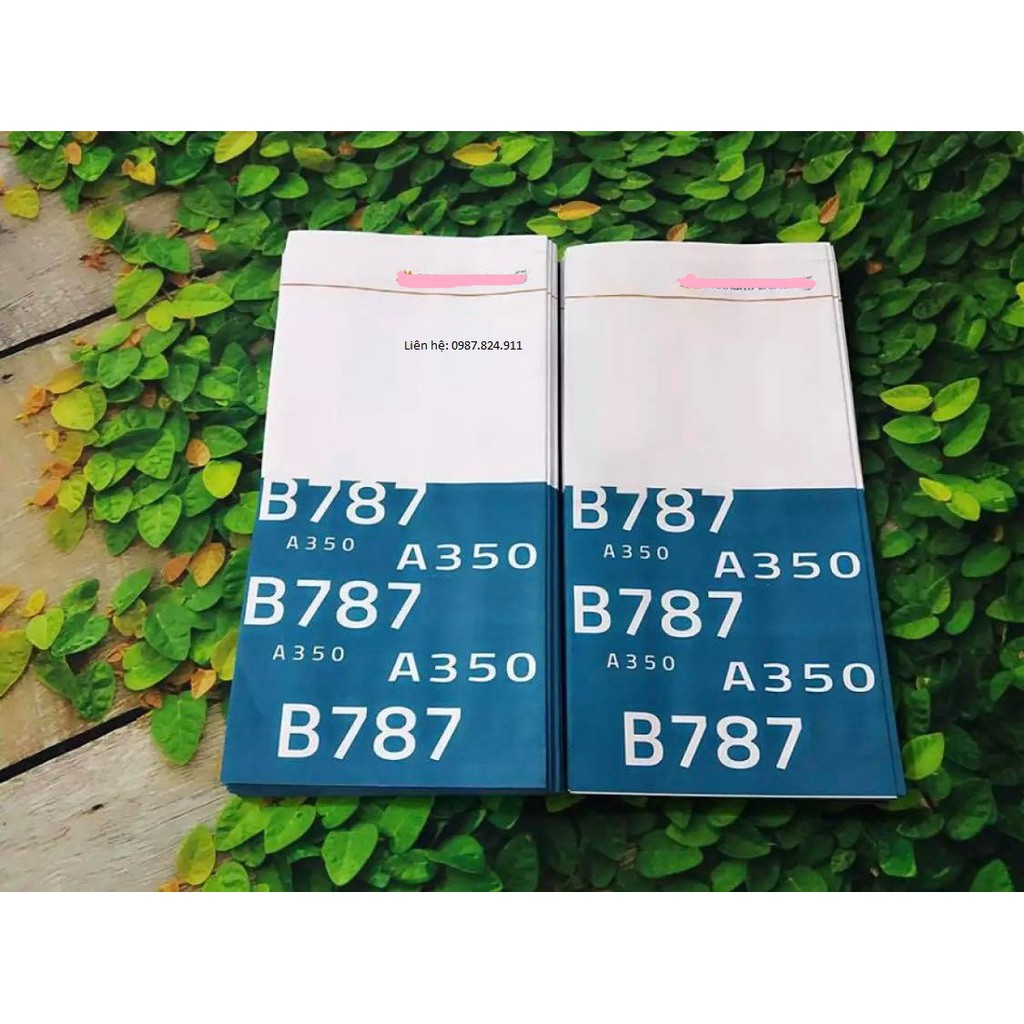 Sét 20 túi nôn, khi đi tàu xe, máy bay