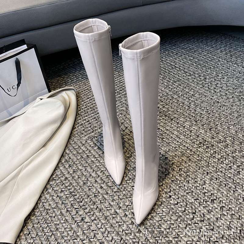 Giày bốt mũi nhọn thiết kế thời trang mùa thu đông cho nữ