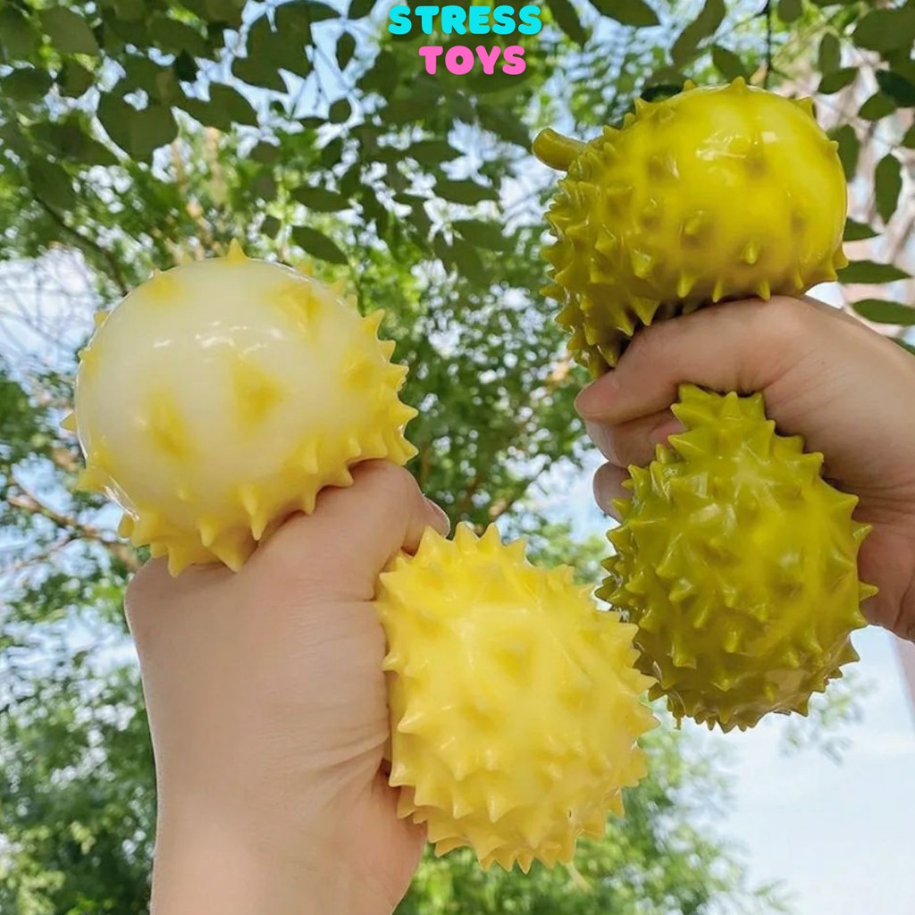Squishy khổng lồ trái sầu riêng đồ chơi giảm stress bóp tay squishi giá rẻ