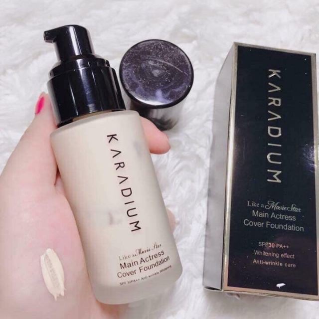 [Hàng Chính Hãng] Kem Nền Lọ Che Phủ Cao Karadium Tông Tự Nhiên Like A Movie Star Cover Foundation SPF30 PA++ #21 | BigBuy360 - bigbuy360.vn