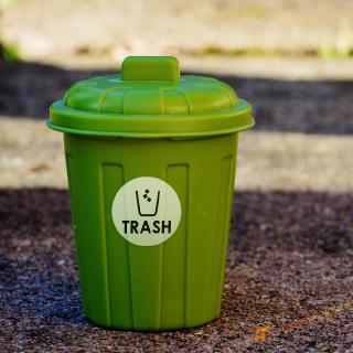 Bộ 2 nhãn dán logo tái chế thông dụng cho thùng rác