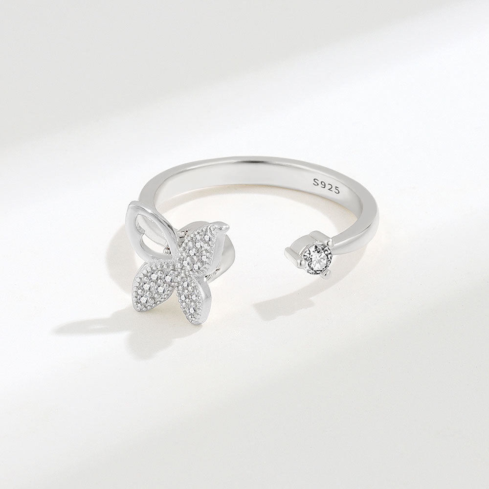Nhẫn Hình Bướm Thiết Kế Đơn Giản Thời Trang Cho Nữ