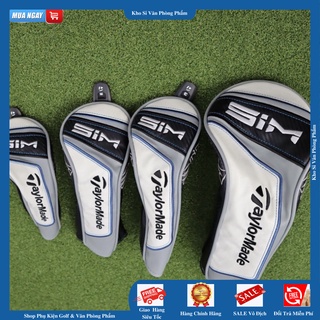 Cover gậy golf- bộ bọc đầu gậy golf taylormade cao cấp