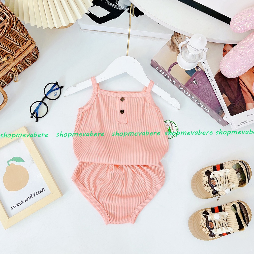 Bộ 2 dây chip vải tăm lạnh cho bé 6-16kg, hàng loại 1 mềm mịn co giãn 4 chiều, thoáng mát cho bé vào mùa hè - BO91