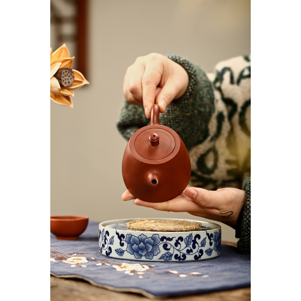 Ấm Tử Sa Nghi Hưng Hán Đạc 210 ml (Đại Hồng Bào)