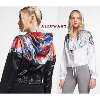 Áo khoác dù Nik* Sportswear Windrunner Cropped Jacket xuất