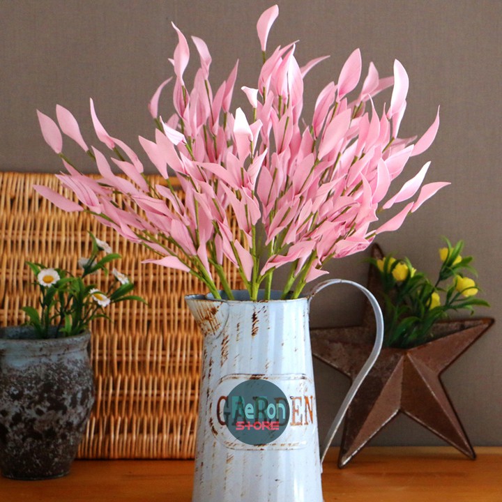 Hoa Rum baby hồng cánh liễu cao cấp trang trí nhà cửa party tiệc cưới sinh nhật