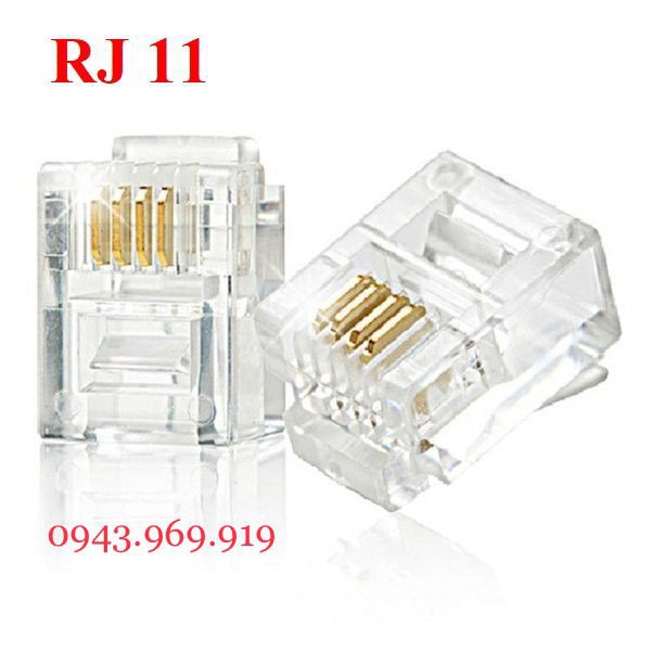 Hạt Bấm Dây Điện Thoại RJ11 - Cat3