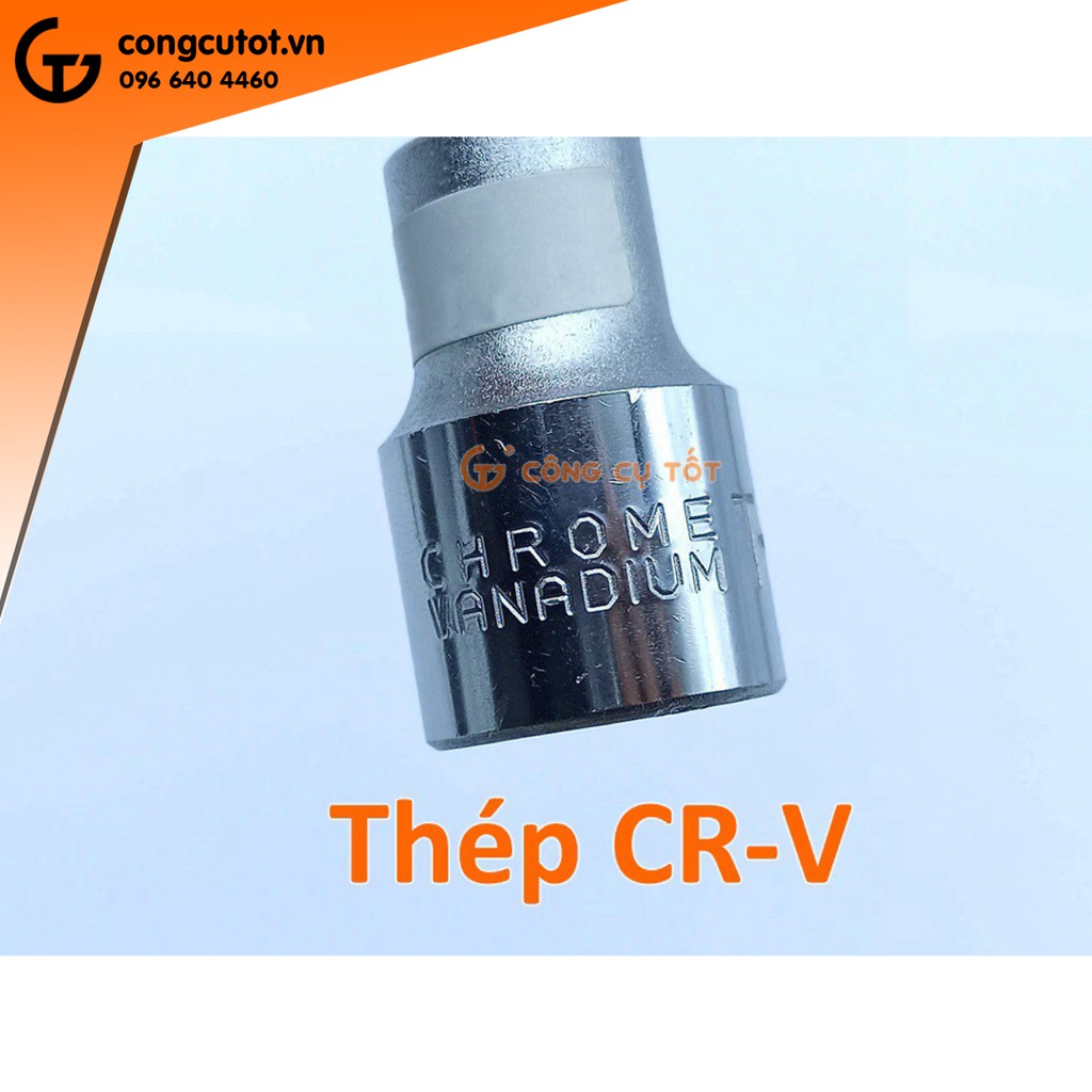 Đầu tuýp 1/2 mũi vít hình sao thép CrV