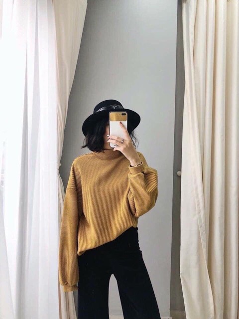 Áo kẻ tay bồng kẻ hót( 5 màu)