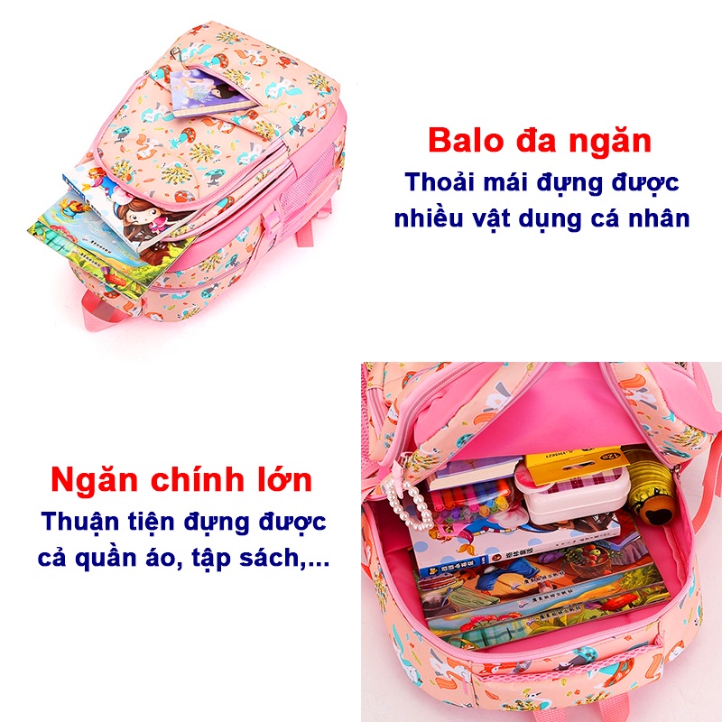 Balo cho bé 6-10 tuổi năng động Baby-S, Balo đi học hình ngựa mini - SB012