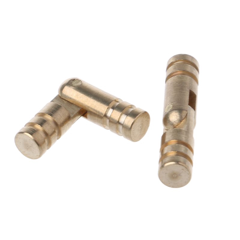 Bộ 10 bản lề đồng màu vàng đồng dùng trang trí hộp quà tặng