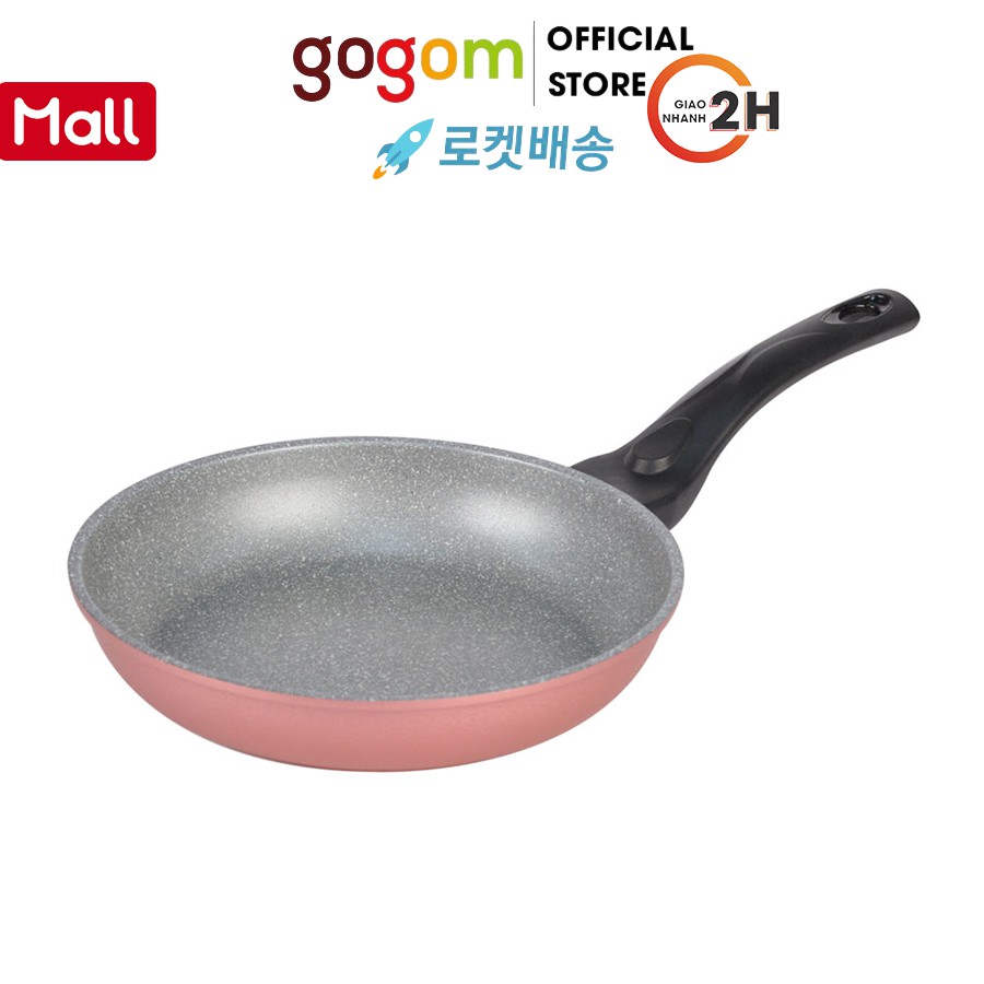 Chảo nhôm chống dính vân đá đáy từ 26cm Happycook Aura CNC84 GOG473