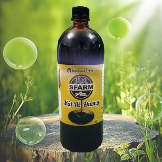 Mật Rỉ Đường Molasses SFARM Cao Cấp Hỗ Trợ Cải Tạo Đất, Chất Xúc Tác Ủ Phân 1 Lít ( ~ 1.35KG )