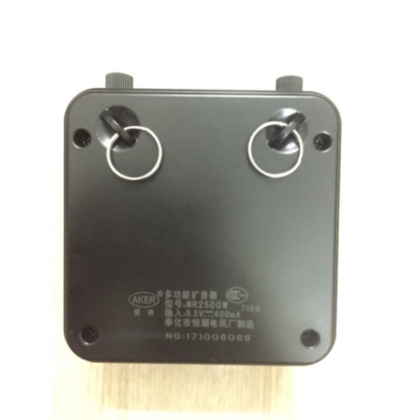 MÁY TRỢ GIẢNG AKER MR2500 MICRO không dây tiếng siêu lớn dùng cho giáo viên, bán hàng mic không lo trùng sóng các máy