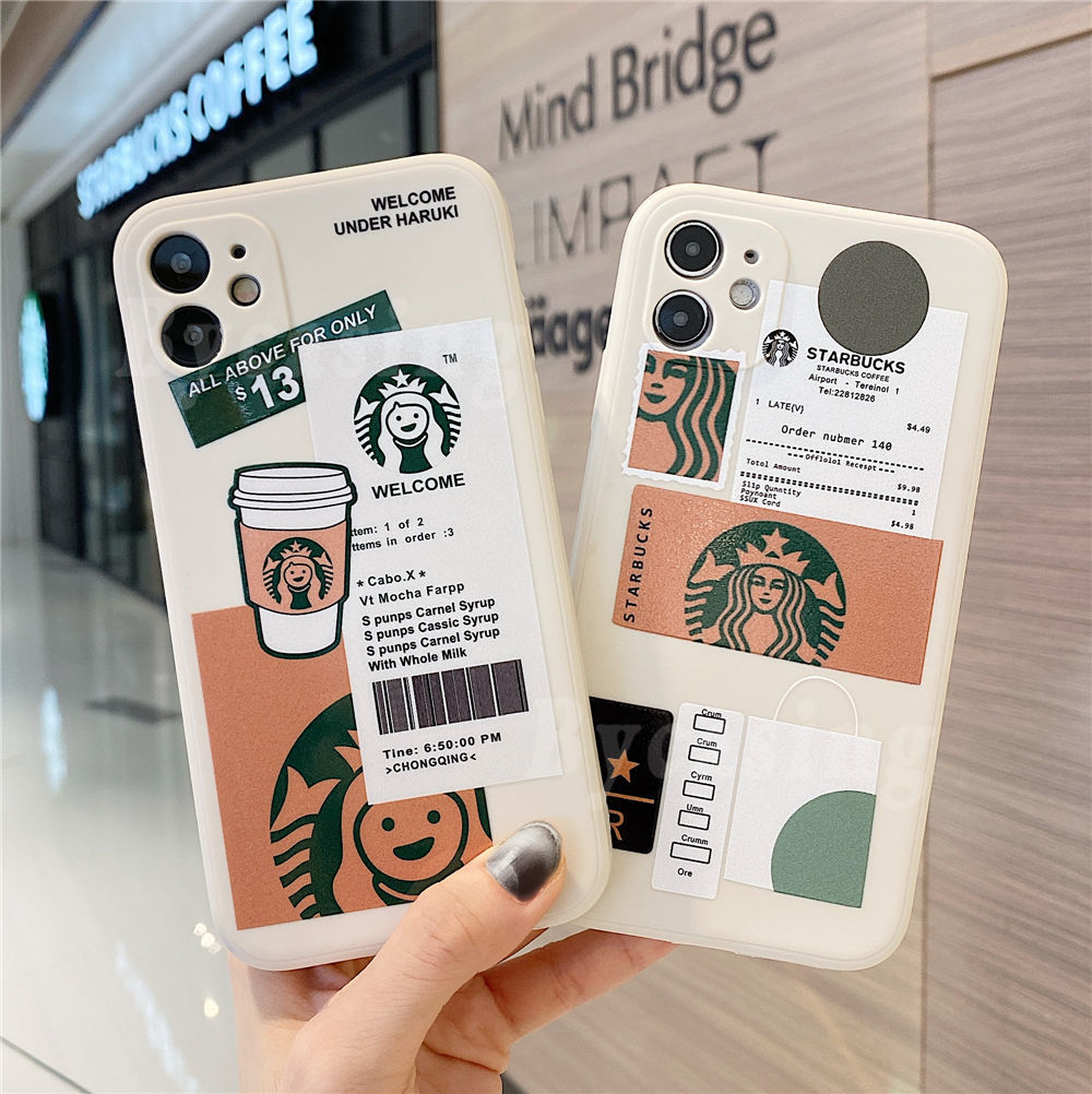 Soft Silicone Case for Huawei Y6 Pro 2019 Huawei Y7A Nova 5T Nova 7i P30 Lite Fashion Starbucks Soft TPU Casing BY