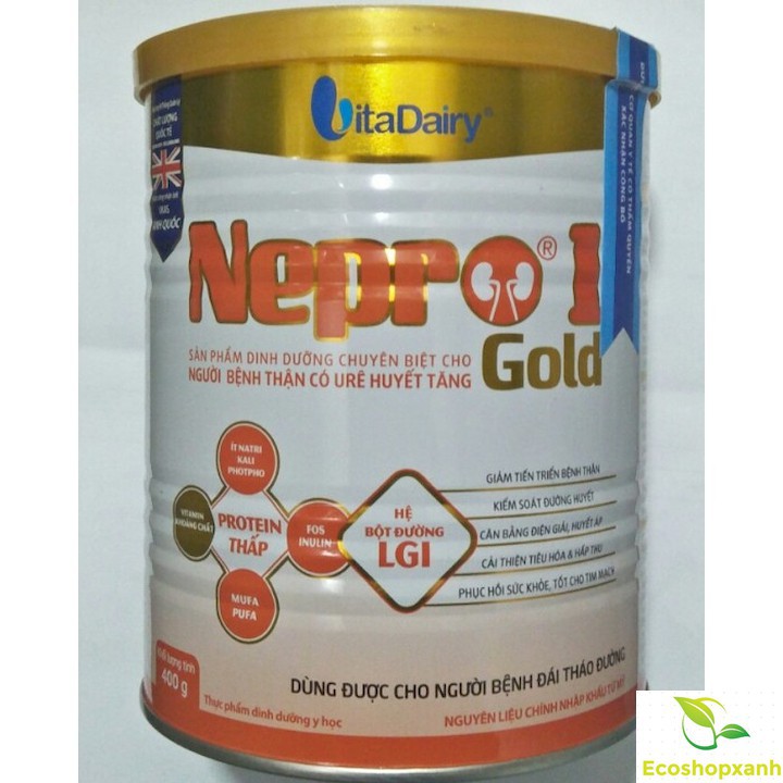 Combo 3 lon Sữa Nepro gold 1 400g/Date mới nhất thị trường