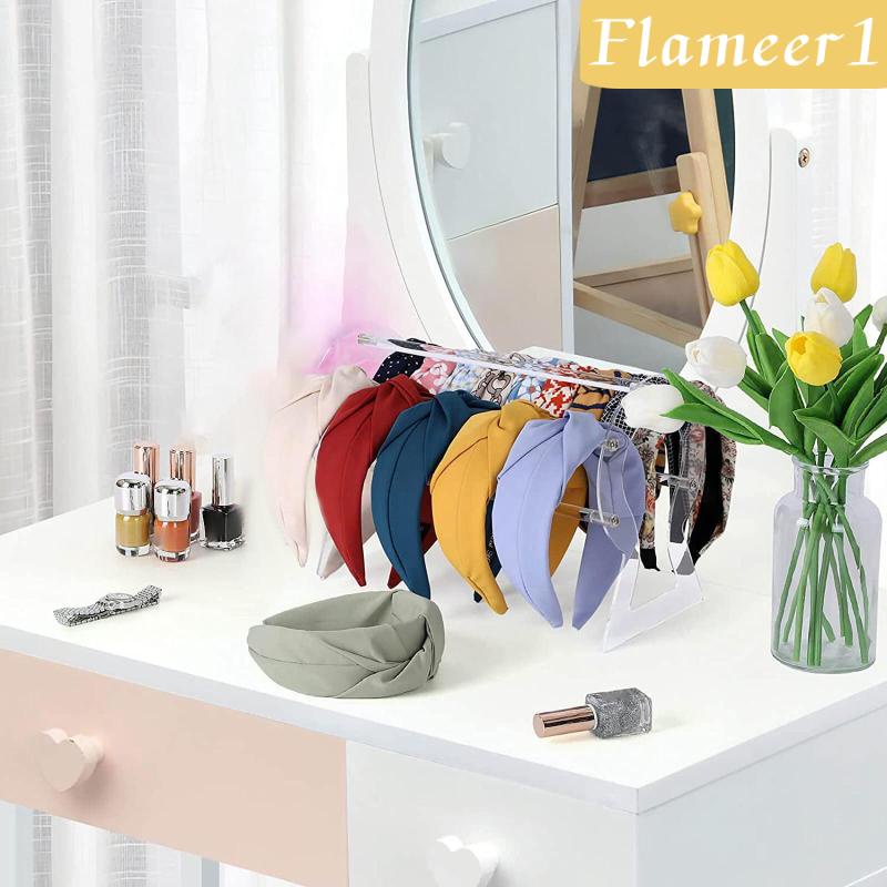 Giá Đỡ Trưng Bày Dây Buộc Tóc Bằng Acrylic Trong Suốt Flameameer1