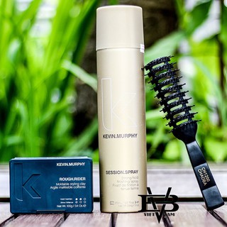 [COMBO] Sáp vuốt tóc KEVIN MURPHY ROUGHT RIDER 100g USA +Gôm xịt tóc KEVIN MURPHY SESSION Spray +Tặng lược tạo kiểu