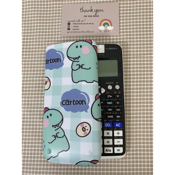 Dán máy tính casio có in theo yêu cầu