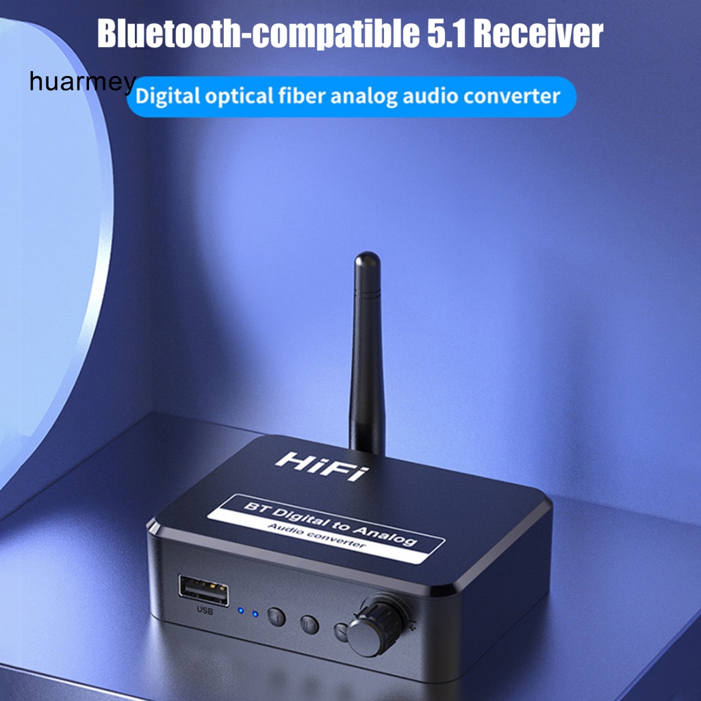 Thiết Bị Nhận Tín Hiệu Âm Thanh Bluetooth 5.1 Kỹ Thuật Số Sang Analog RCA Chống Nhiễu