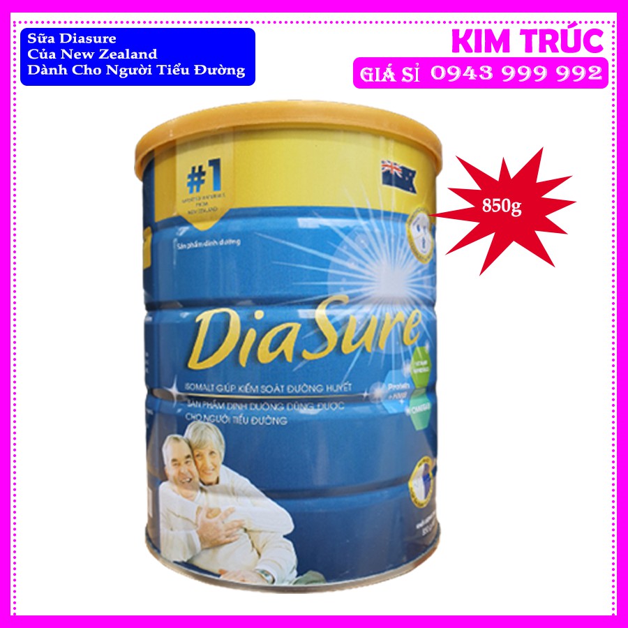 Sữa Diasure 650g Của New Zealand Sữa Diasure Dành Cho Người Tiểu Đường