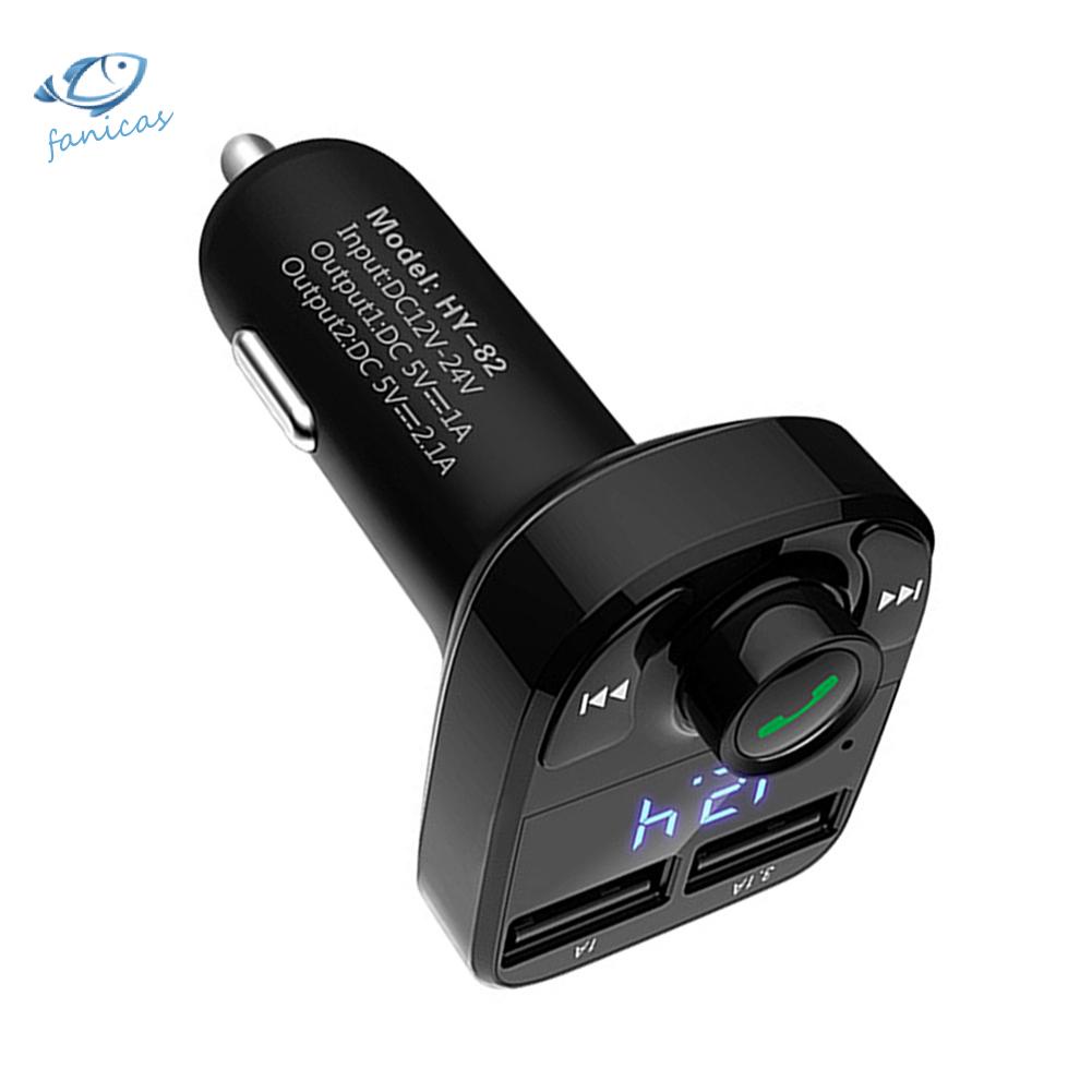 Cóc Sạc Pin Hai Cổng USB Bluetooth Hiệu FANICAS HY-82 Cho Máy Nghe Nhạc MP3