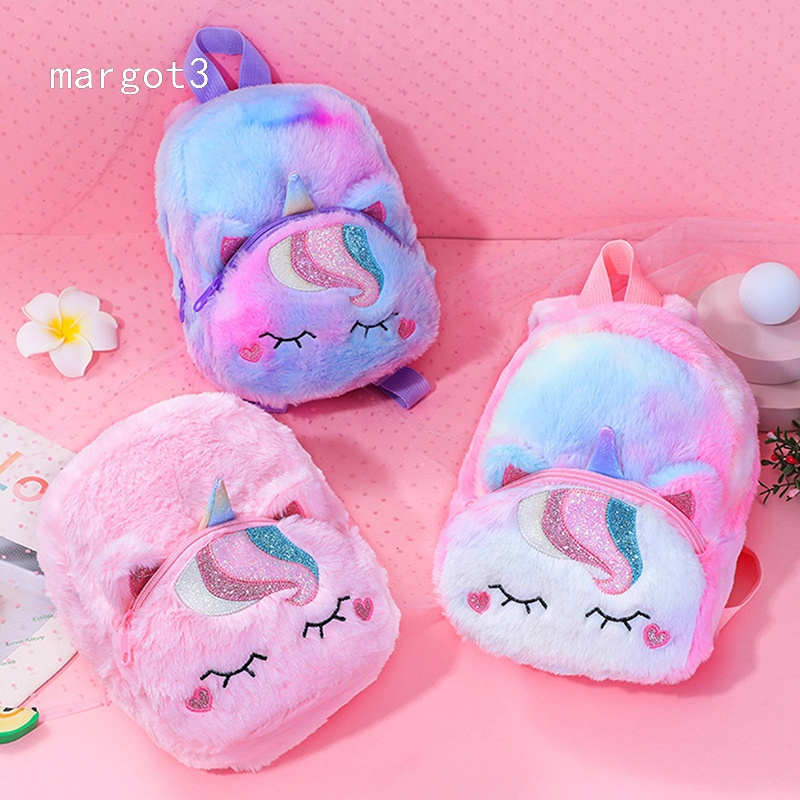 Balo Nhung HìNh NgựA Unicorn Dễ Thương Cho Bé
