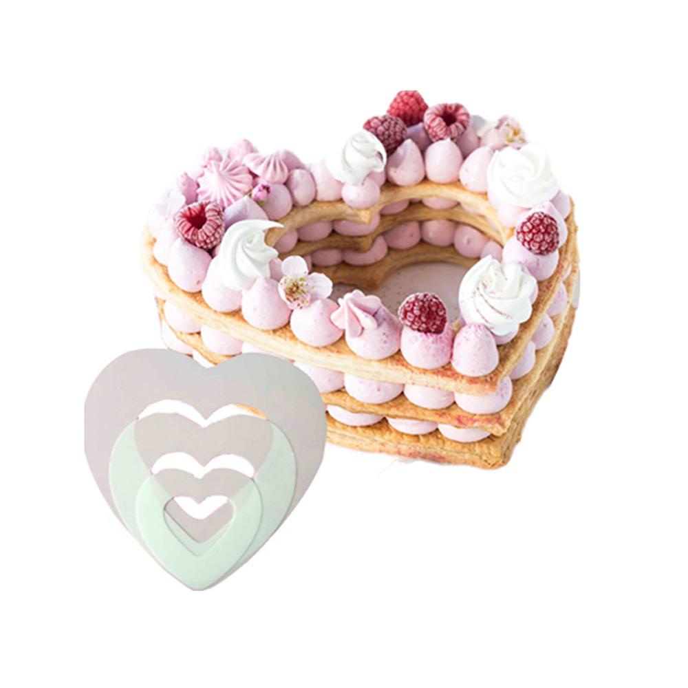 AUGUSTINA Khuôn Nhựa Làm Bánh Sinh Nhật / Valentine