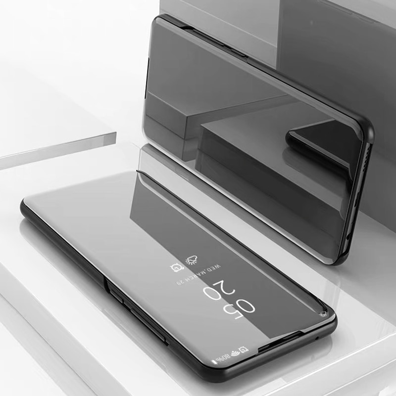 Bao da nắp gập thông minh tráng gương bảo vệ cho Samsung Galaxy Note8 N950F Note9 N960F Samsung Note 8 9