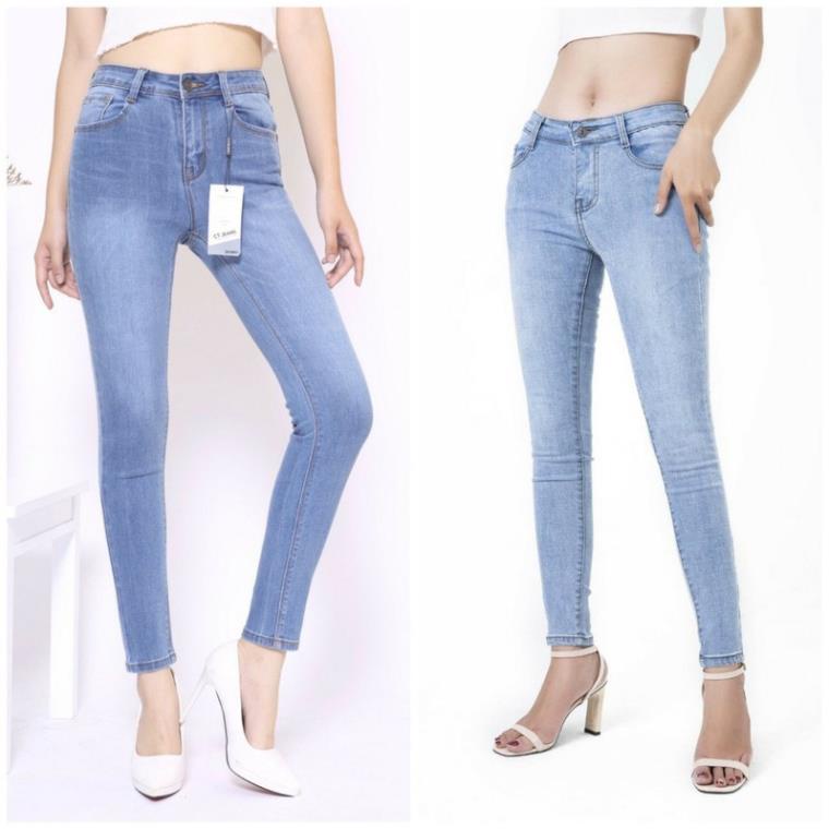 JEAN NỮ - QUẦN JEAN TRƠN ỐNG ÔM CO GIÃN HÀNG XUẤT KHẨU SIZE 25-35 !