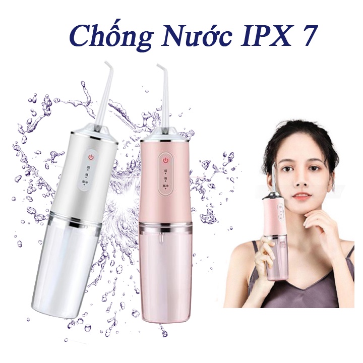 Máy Tăm Nước Cầm Tay Oral Irrigator Máy Vệ Sinh Răng Miệng Cầm Tay Tăm Nước Vệ Sinh Răng Miệng Cực Sạch