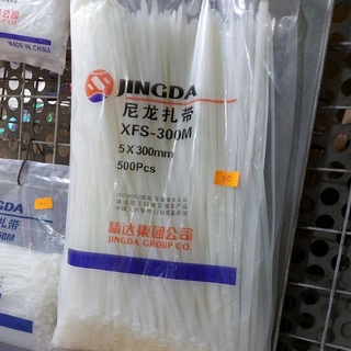 Túi dây thít, lạt nhựa 500 cái 5x300mm jingda