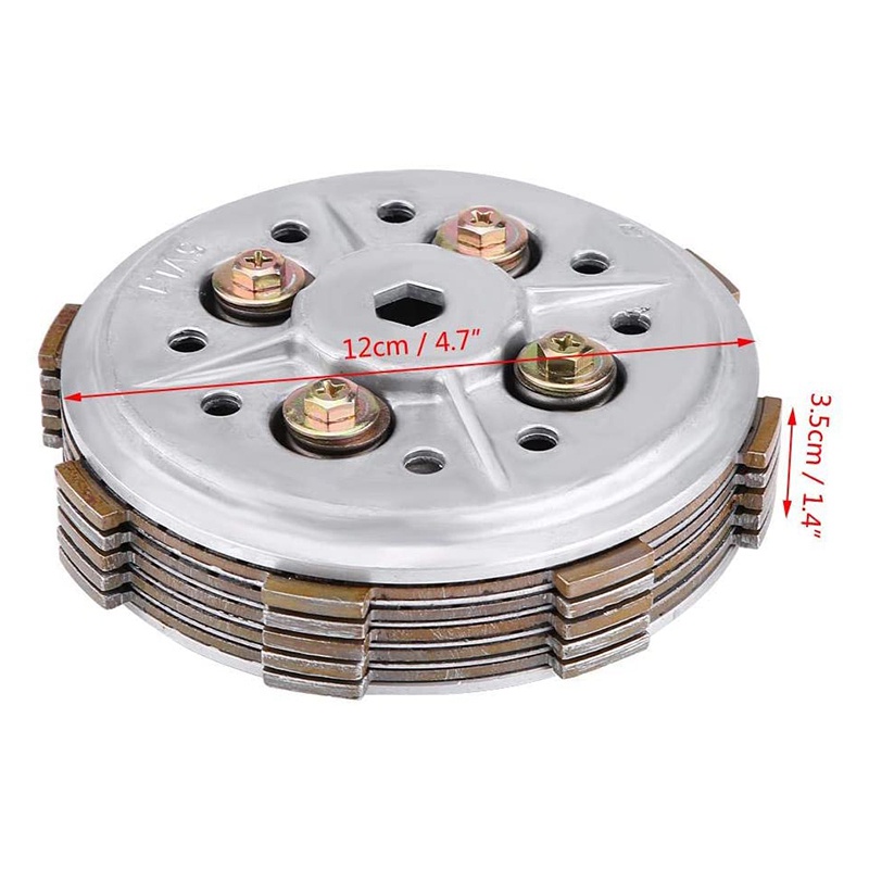 Hoàn thành Thiết lập ly hợp Trống Assy Rổ ma sát Bộ đĩa ly hợp ngồi cho YAMAHA YBR125 YB 125 XTZ125 TTR-125