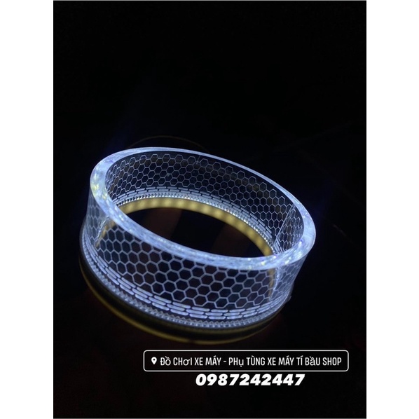 Vòng BMW 3D dày 5 li dùng chế bi cầu Led cho xe máy, ô tô